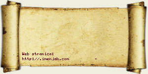 Jana Jočanin vizit kartica